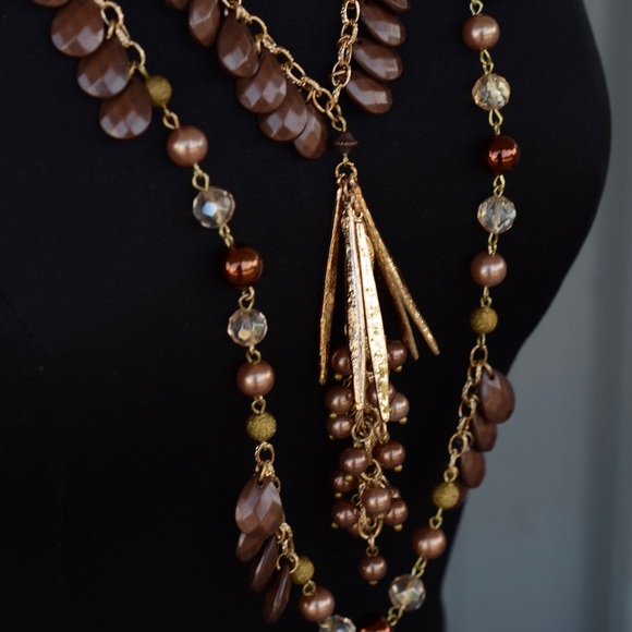 New Treska Double Necklace - Picture 2 of 3